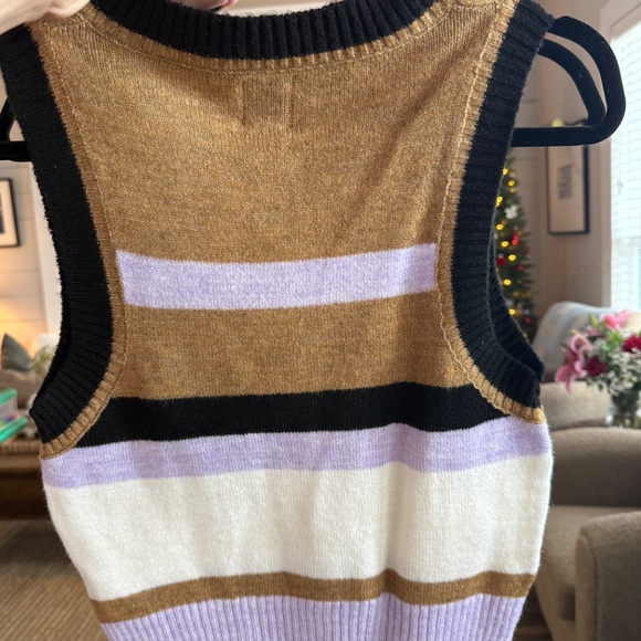 Sleeveless Striped Anthropology Knit - Picture 3 of 6